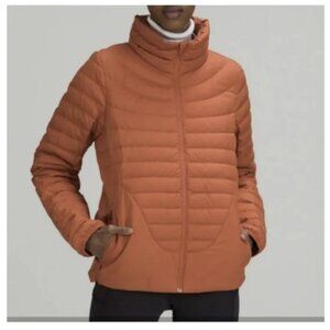 Lululemon Lightweight Relaxed Fit Down Jacket Canyon Orange size 8